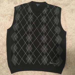 Burberry Golf Diamond pattern sweater vest jumper
